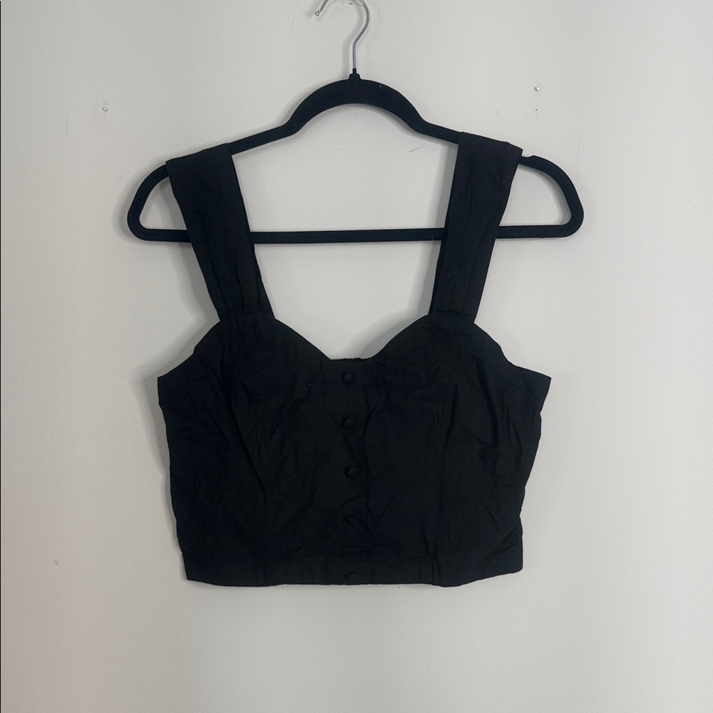 Black Women's Crop Top